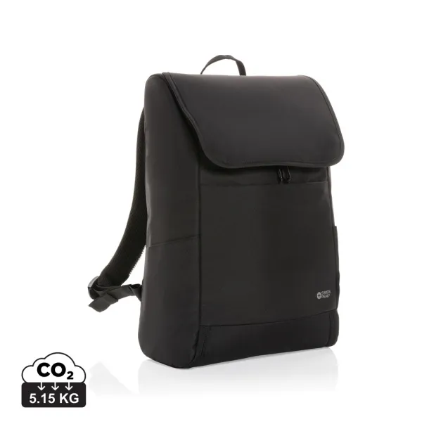  Swiss Peak Fern AWARE™ RPET ruksak za laptop 15.6" - Swiss Peak Crna