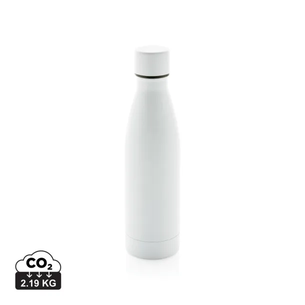  RCS Recycled stainless steel solid vacuum bottle - XD Collection White