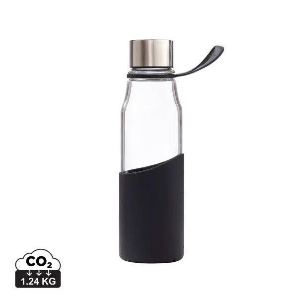  VINGA Lean staklena boca za vodu, 550ml - Vinga Crna