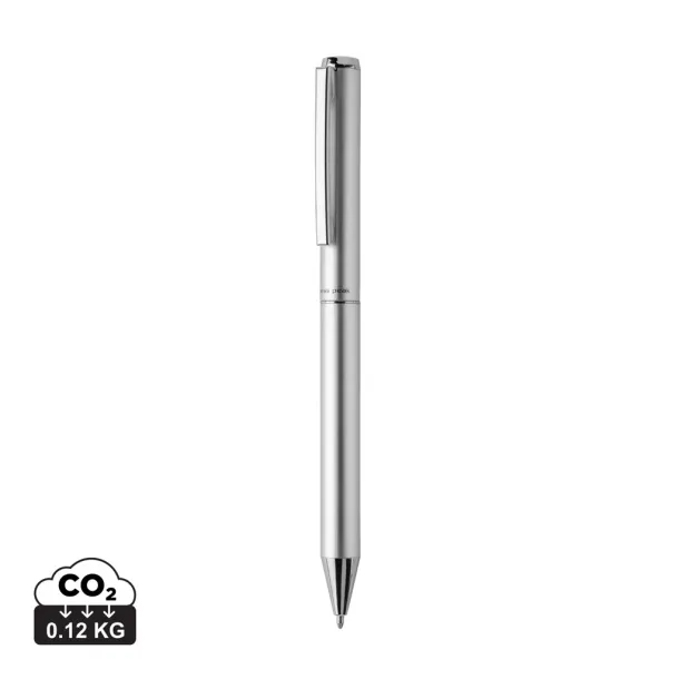  Swiss Peak Cedar RCS certified recycled aluminum pen - Swiss Peak Silver