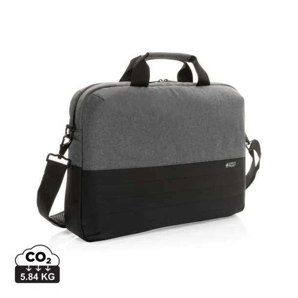  Swiss Peak AWARE™ RFID 15.6' laptop bag - Swiss Peak Grey