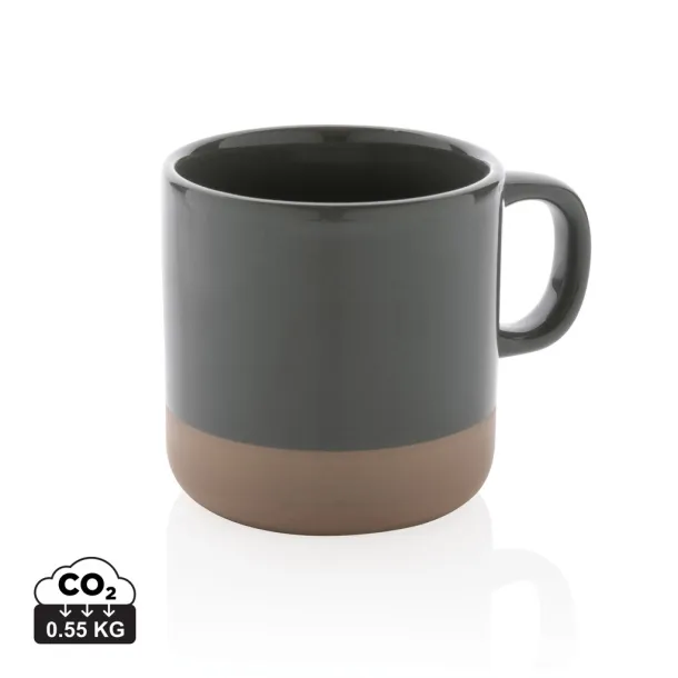  Glazirana keramička šalica - XD Collection Siva