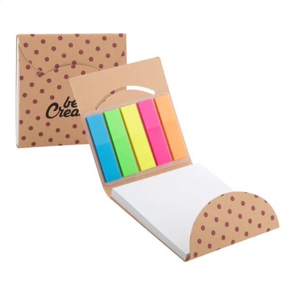 CreaStick Combo C Eco custom sticky notepad Natural