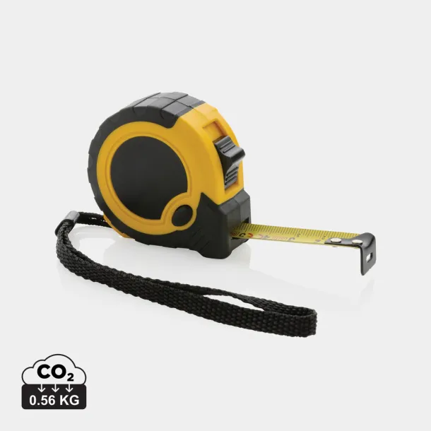  RCS recycled plastic 3M/16 mm tape with stop button - XD Collection Žuta Black
