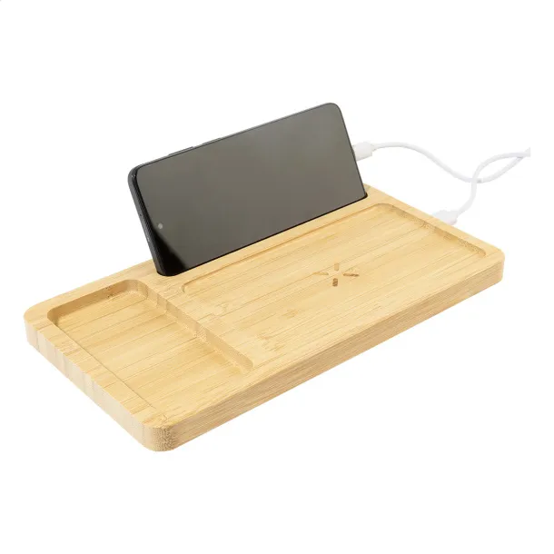 Flabo Plus wireless charger organizer Natural