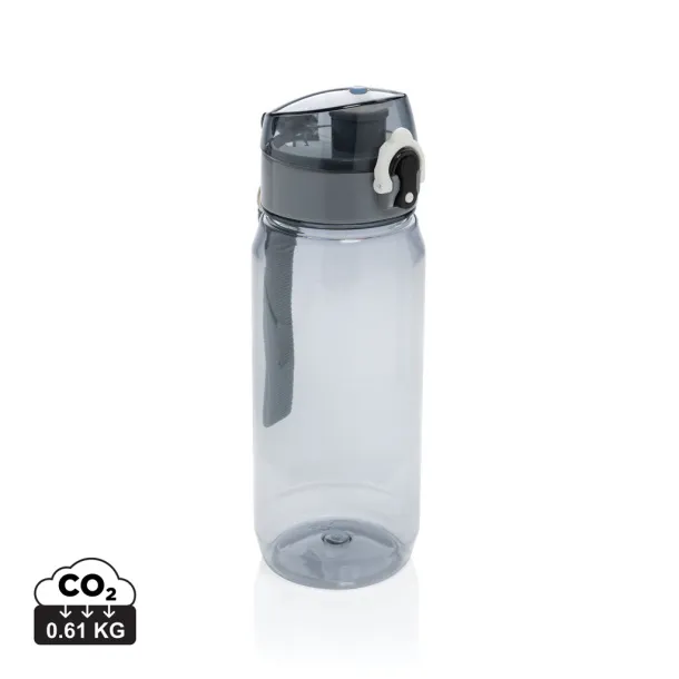  Yide RCS reciklirana PET nepropusna boca za vodu koja se zaključava 600 ml - XD Collection Crna