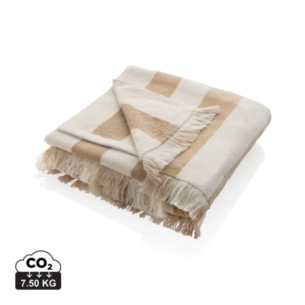  Ukiyo Yukari AWARE™ XL deluxe ručnik za plažu, 100x180 cm - 500 g/m2 - Ukiyo brown