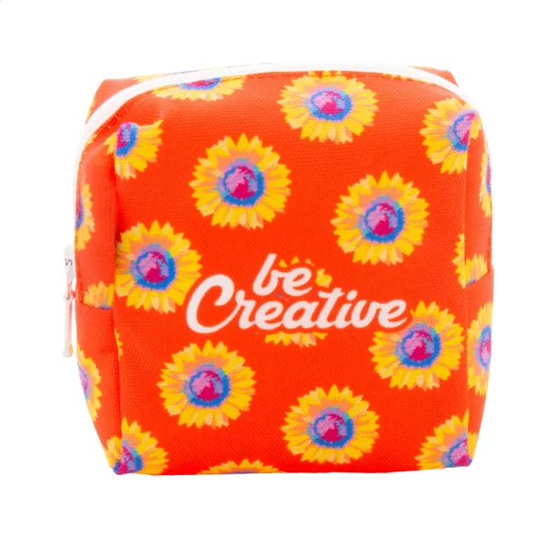 CreaBeauty Square S custom cosmetic bag White