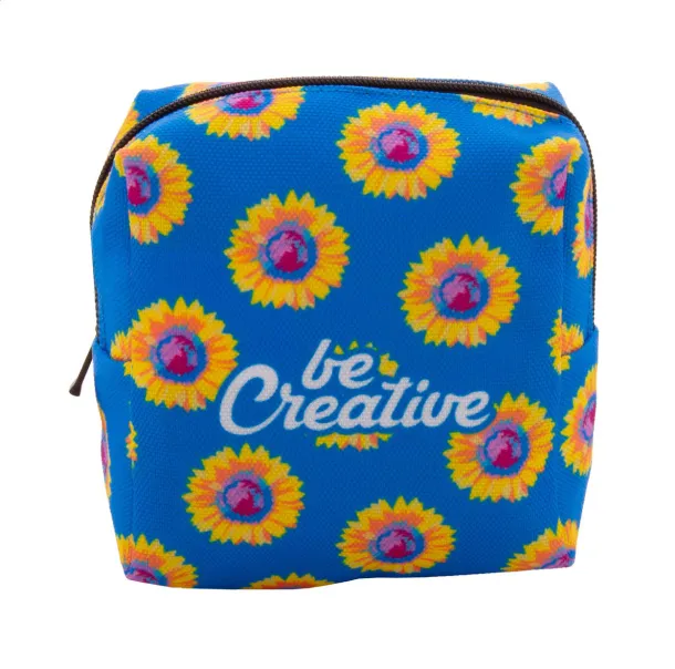 CreaBeauty Square S custom cosmetic bag Black White