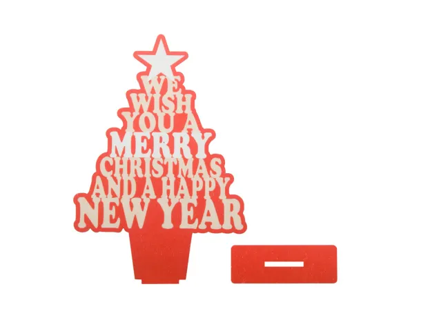 Kampsala desk Christmas tree Red