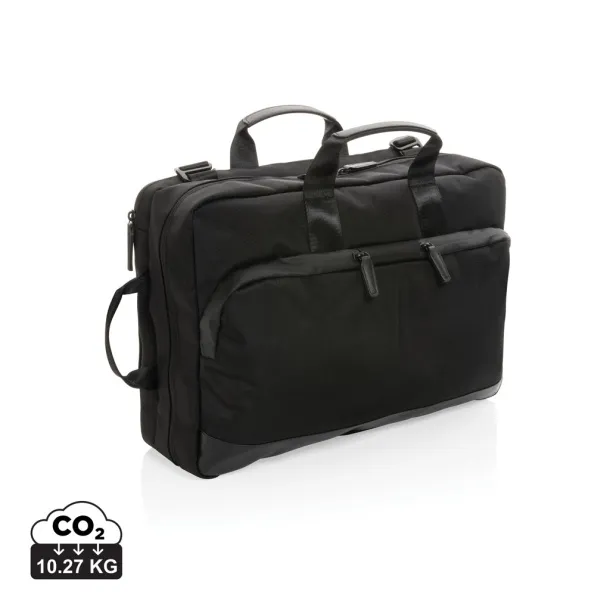  Swiss Peak AWARE™ 2u1 torba/ruksak za laptop, 15,6" - Swiss Peak Crna