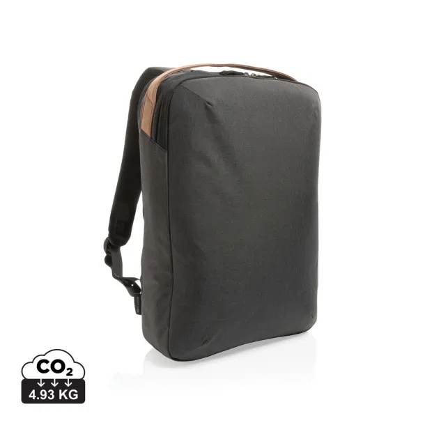  Impact AWARE™ 300D two tone deluxe 15.6" laptop backpack - XD Xclusive Black