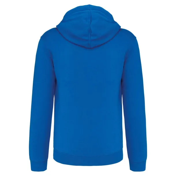  Muška hoodica s patentom, 280 g/m2 - Kariban Light Royal Blue Bijela
