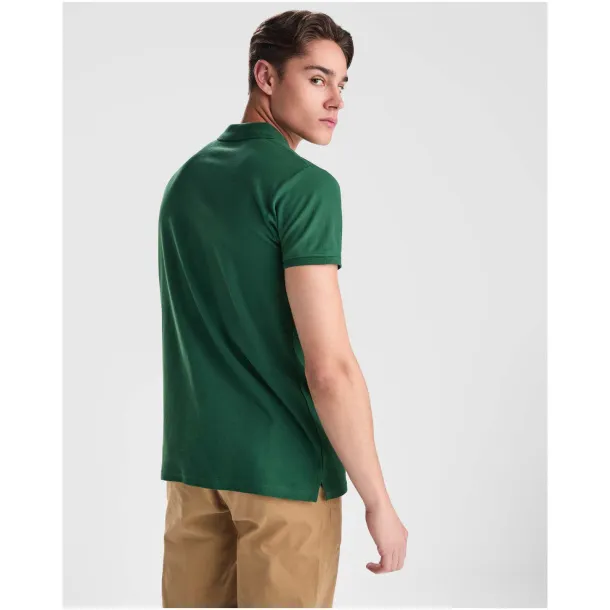 Prince organic cotton short sleeve men's polo - Roly White