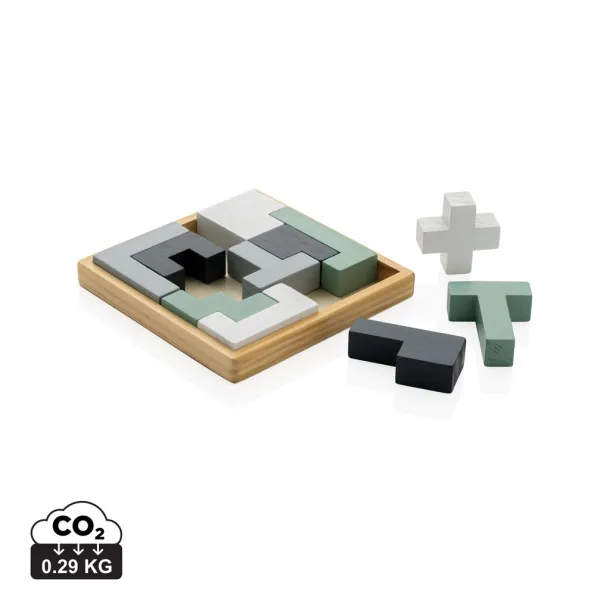  Cree wooden puzzle - XD Collection brown