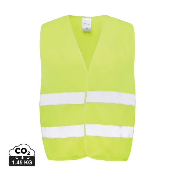  Unisex sigurnosni prsluk visoke vidljivosti od GRS recikliranog PET-a - XD Collection Žuta