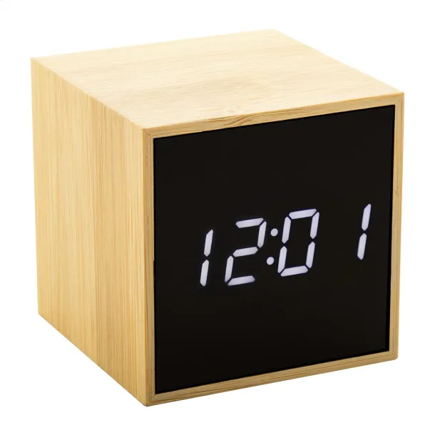 Boolarm bamboo alarm clock Natural