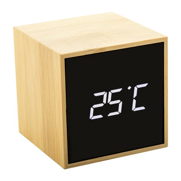 Boolarm bamboo alarm clock Natural
