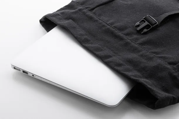 Blakkan Back ruksak od recikliranog canvas platna, 15" Plava