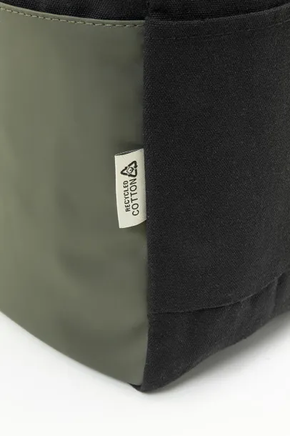 Blakkan Back ruksak od recikliranog canvas platna, 15" Zelena
