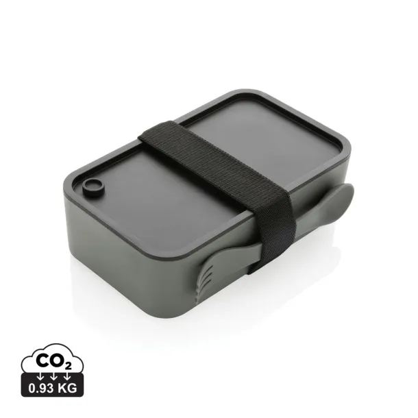  GRS RPP lunch box with spork - XD Collection Cool Grey 9