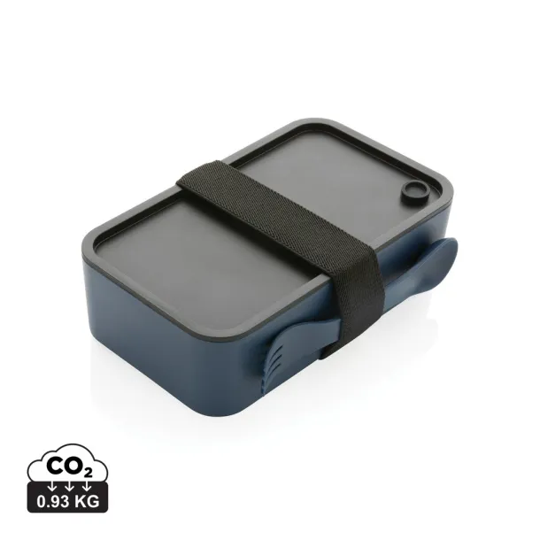  GRS RPP lunch box with spork - XD Collection navy