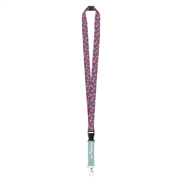 Subyard C Safe custom sublimation lanyard White