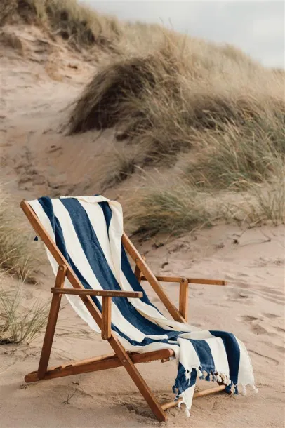  VINGA Valmer ručnik za plažu, 450 g/m2 - Vinga navy 11-0606 TCX