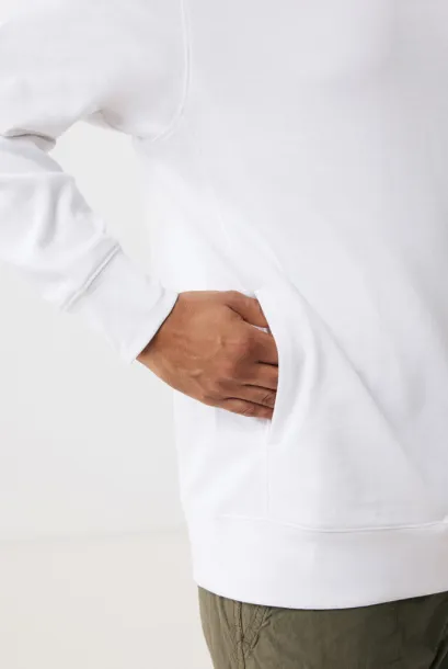 Iqoniq Yengo recycled cotton hoodie with sidepockets - iqoniq recycled white
