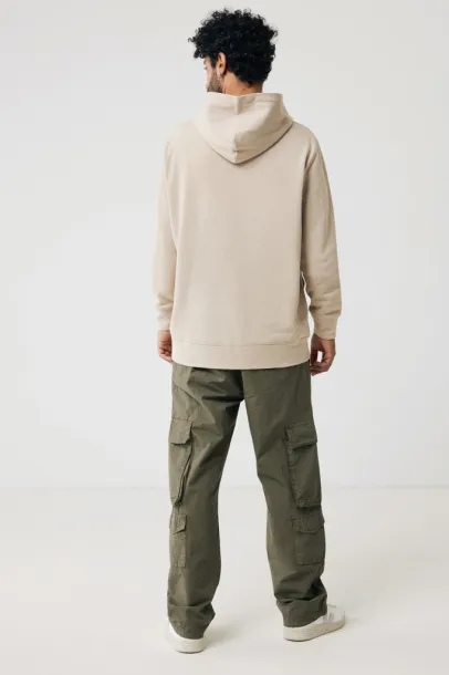 Iqoniq Yengo unisex hoodie od recikliranog pamuka s bočnim džepovima, 280 g/m² - iqoniq desert