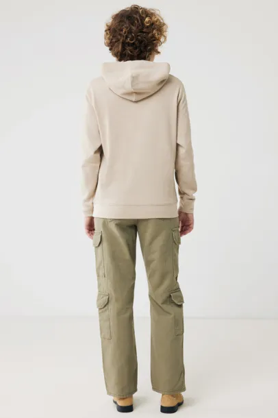 Iqoniq Yengo recycled cotton hoodie with sidepockets - iqoniq desert