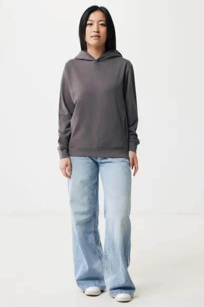 Iqoniq Yengo recycled cotton hoodie with sidepockets - iqoniq anthracite