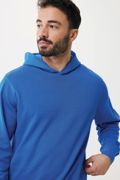 Iqoniq Yengo unisex hoodie od recikliranog pamuka s bočnim džepovima, 280 g/m² - iqoniq Kraljevski plava