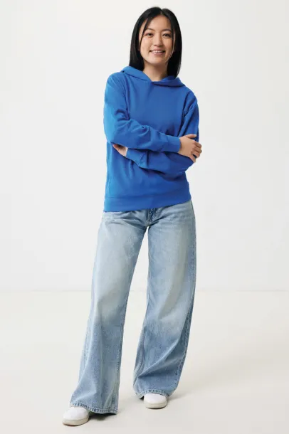 Iqoniq Yengo recycled cotton hoodie with sidepockets - iqoniq Kraljevski plava