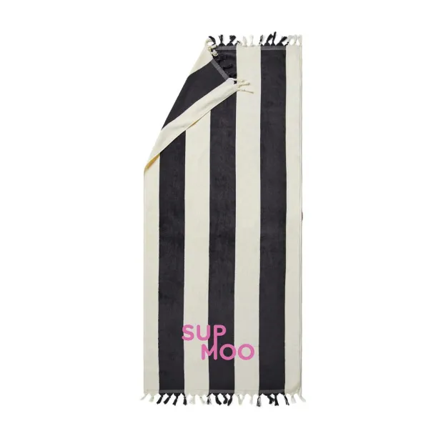  VINGA Valmer beach towel - Vinga Black 11-0606 TCX