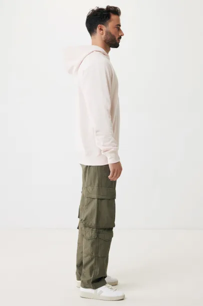 Iqoniq Yengo recycled cotton hoodie with sidepockets - iqoniq cloud pink