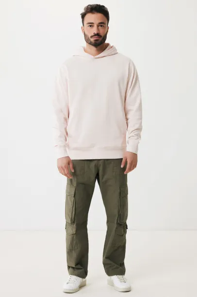 Iqoniq Yengo recycled cotton hoodie with sidepockets - iqoniq cloud pink