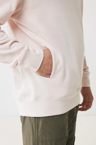 Iqoniq Yengo unisex hoodie od recikliranog pamuka s bočnim džepovima, 280 g/m² - iqoniq cloud pink