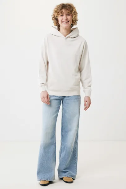 Iqoniq Yengo unisex hoodie od recikliranog pamuka s bočnim džepovima, 280 g/m² - iqoniq ivory white