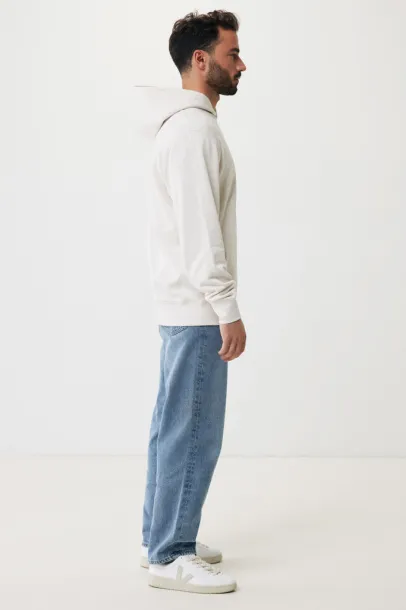 Iqoniq Yengo recycled cotton hoodie with sidepockets - iqoniq ivory white