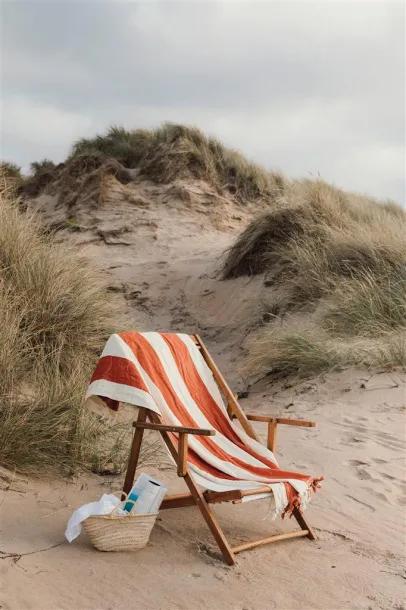  VINGA Valmer ručnik za plažu, 450 g/m2 - Vinga red, beige 11-0606 TCX