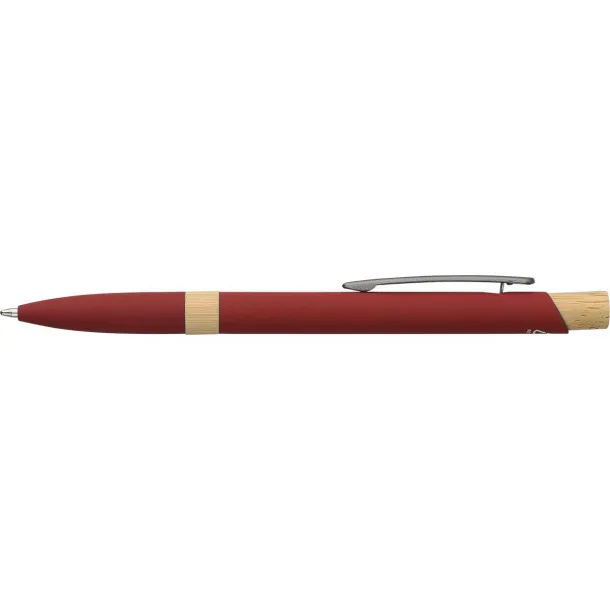 Calandra Recycled aluminium ballpen burgundy