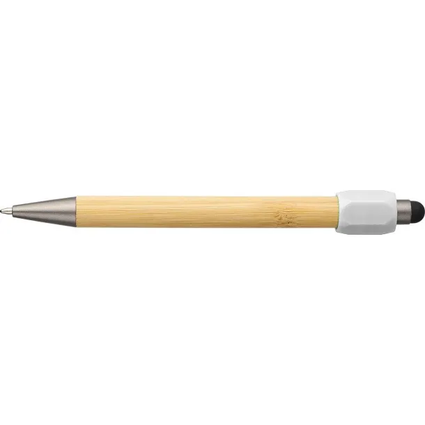 Fenn Bamboo ballpen Bijela