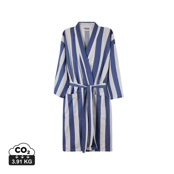 VINGA Ornos GRS hamam ogrtač S/M, 200 g/m² - Vinga blue, white Bijela