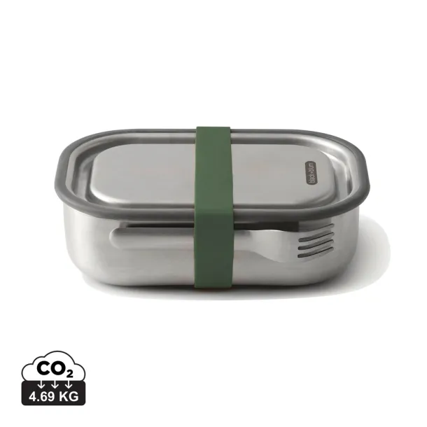 Black+Blum Stainless Steel Lunch Box Large - Black + Blum olive green