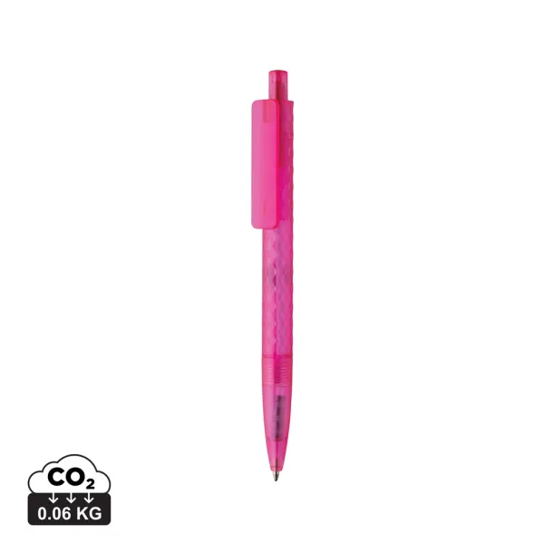 X3 matirana olovka od GRS reciklirane PC plastike - XD Collection pink, white