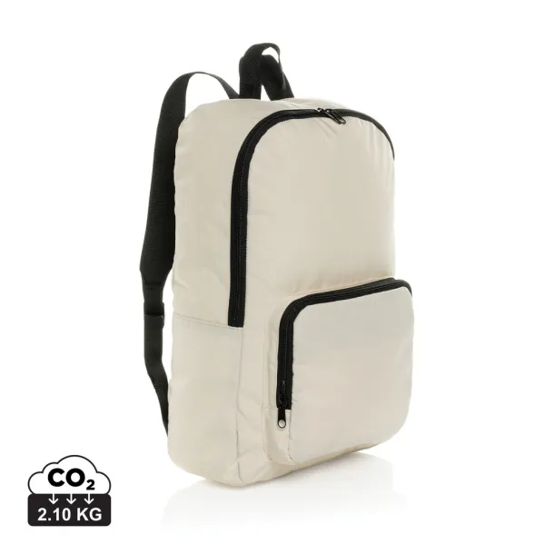 Dillon AWARE™ RPET foldable classic backpack - XD Collection off white