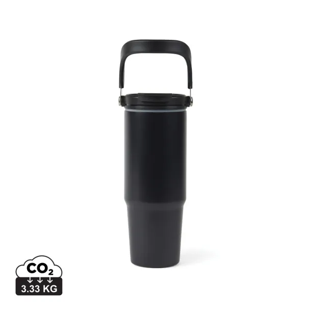 VINGA Eos trek RCS recycled SS vacuum bottle 880 ml - Vinga Black U Black U