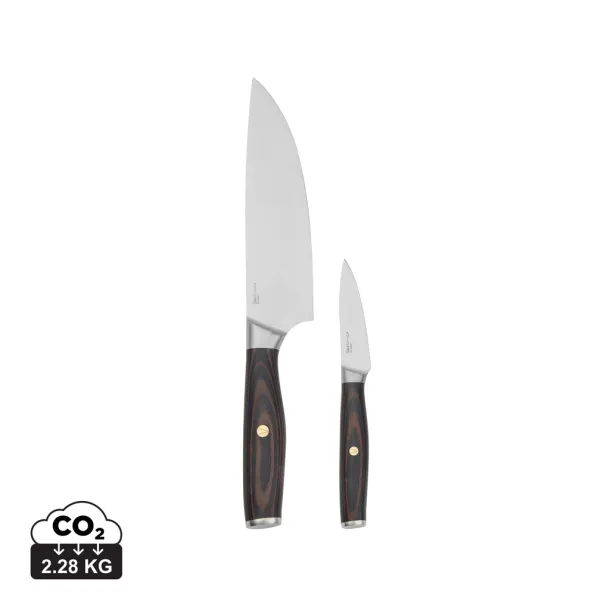 VINGA Tara Tara RCS recycled steel chef's set - Vinga steel Black