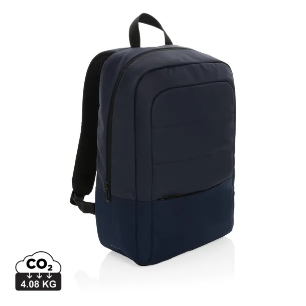  Armond AWARE™ RPET 15.6 inch standard laptop backpack - XD Xclusive navy